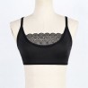 Sutiã sem fio sexy - top curto - com renda