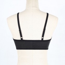 Sutiã sem fio sexy - top curto - com renda