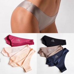 Calcinha sem costura - cordas - cuecas de nylon ultrafinas