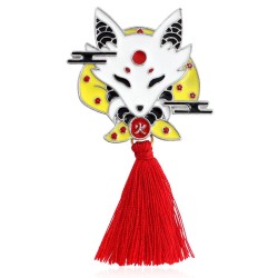 Vintage brooch with tassels - rabbit / foxBrooches
