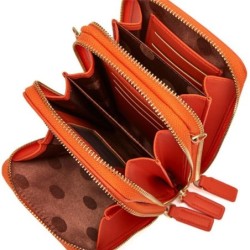 Small shoulder bag - with zippers / touch screen - multifunctional - leatherBags
