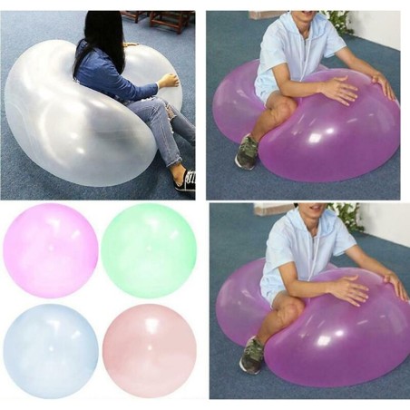 Bola de bolhas mágica - balão macio - cheio de ar / água - 40 - 80 cm