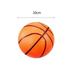 Mini bolas de basquete - infláveis - com inflador - 8 peças