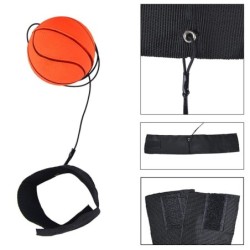Bola de mão de borracha macia - com cordão de nylon elástico / pulseira - brinquedo