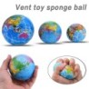 Bola de esponja engraçada - brinquedo de descompressão - mapa do mundo