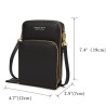 Small shoulder bag - with zippers / touch screen - multifunctional - leatherBags