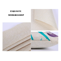 Capa de almofada decorativa - linho - geometria / pentagrama impresso - 45 * 45cm