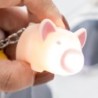 Mini pig with keychain - luminous - with sound / LEDKeyrings