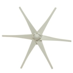 Gerador de turbina eólica - 6 pás - trifásico - 9000W - 48V
