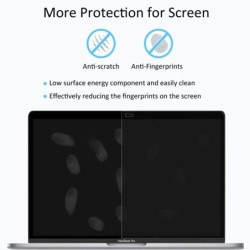 Película protetora transparente - à prova de poeira - para Macbook Air / Pro