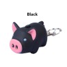 Mini pig with keychain - luminous - with sound / LEDKeyrings