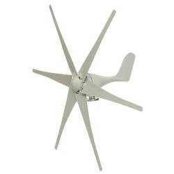Gerador de turbina eólica - 6 pás - trifásico - 9000W - 48V