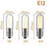 Mini lâmpada LED - dimerizável - para geladeira / freezer / máquina de costura - E12 / E14 - 1W / 2W / 4W - 20 peças