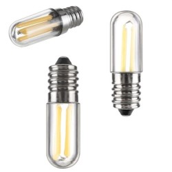 Mini lâmpada LED - dimerizável - para geladeira / freezer / máquina de costura - E12 / E14 - 1W / 2W / 4W - 20 peças