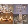Lâmpada LED - tipo vela - regulável - 6W - E12 / E14