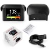 ANCEL A20 - computador de bordo do carro - display digital - scanner OBD2 - medidor de velocidade / consumo de combustível / tem