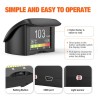 ANCEL A20 - computador de bordo do carro - display digital - scanner OBD2 - medidor de velocidade / consumo de combustível / tem