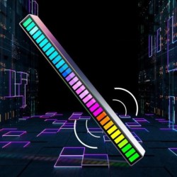 Tubo colorido RGB - faixa de LED - USB - Bluetooth - lâmpada de ritmo de voz/música