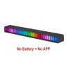Tubo colorido RGB - faixa de LED - USB - Bluetooth - lâmpada de ritmo de voz/música