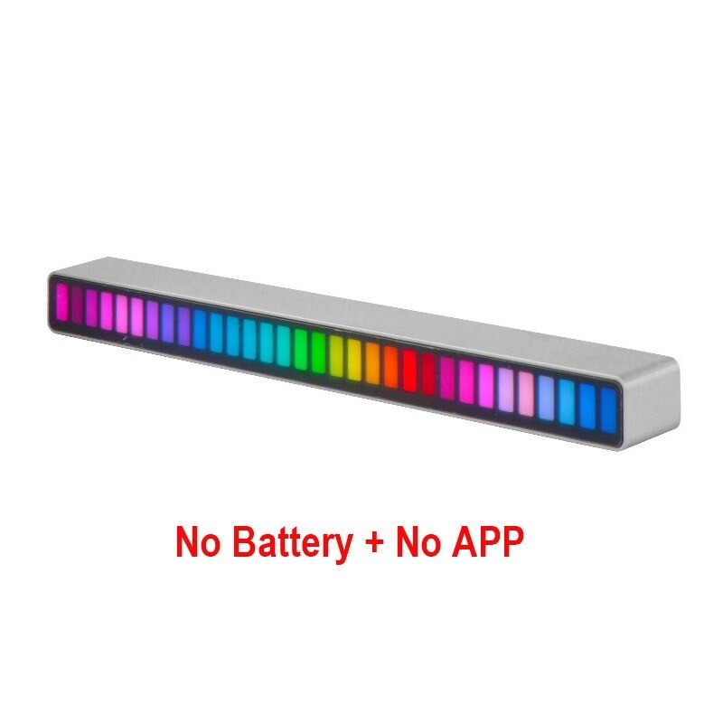 Tubo colorido RGB - faixa de LED - USB - Bluetooth - lâmpada de ritmo de voz/música