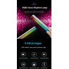 Tubo colorido RGB - faixa de LED - USB - Bluetooth - lâmpada de ritmo de voz/música
