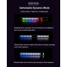 Tubo colorido RGB - faixa de LED - USB - Bluetooth - lâmpada de ritmo de voz/música