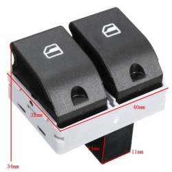 Car electric window control switch - for VW / Polo 9N / Seat / Ibiza / CordobaSwitches