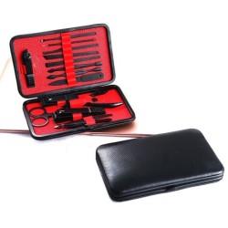Conjunto profissional de manicure/pedicure - 15 peças