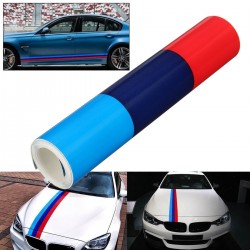 Listras de cor M - adesivo de vinil para carro - para BMW - 15cm * 1m