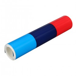 Listras de cor M - adesivo de vinil para carro - para BMW - 15cm * 1m