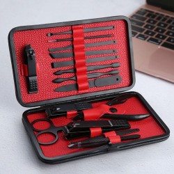Conjunto profissional de manicure/pedicure - 15 peças