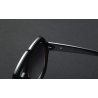 Fashionable sunglasses - oversized frame - decorative metal arrow - unisexSunglasses