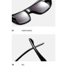Óculos de sol grandes da moda - coloridos - com decoração em metal dourado - unissex