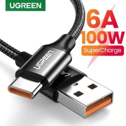Ugreen - cabo USB tipo C - carregamento rápido - 6A / 5A - 100W - 480Mbps