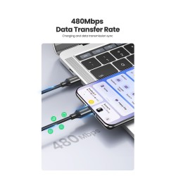 Ugreen - cabo USB tipo C - carregamento rápido - 6A / 5A - 100W - 480Mbps