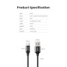 Ugreen - cabo USB tipo C - carregamento rápido - 6A / 5A - 100W - 480Mbps