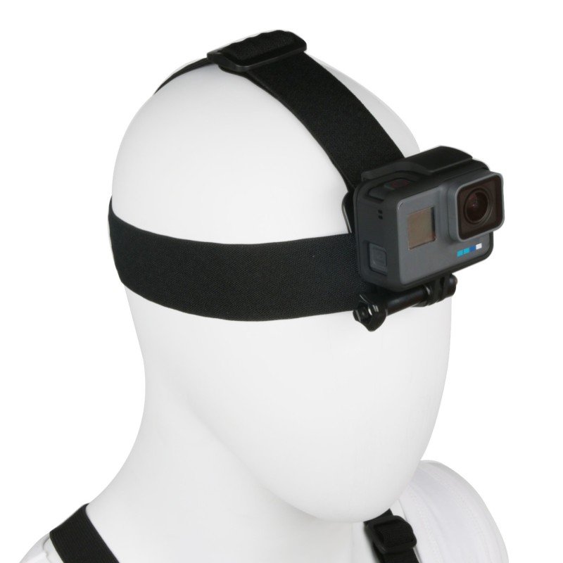 Cinto de cabeça elástico ajustável - suporte de montagem de câmera - para GoPro