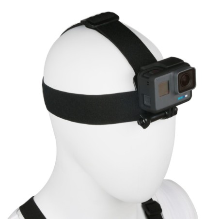 Cinto de cabeça elástico ajustável - suporte de montagem de câmera - para GoPro