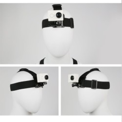 Cinto de cabeça elástico ajustável - suporte de montagem de câmera - para GoPro