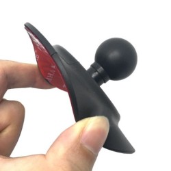 Ventosa do painel do carro - placa redonda - com fita adesiva - suporte para GoPro / GPS / Smartphones