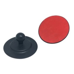 Ventosa do painel do carro - placa redonda - com fita adesiva - suporte para GoPro / GPS / Smartphones