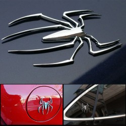 Aranha 3D - adesivo de carro de metal