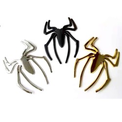 Aranha 3D - adesivo de carro de metal
