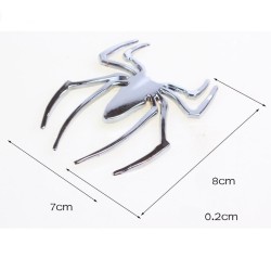 Aranha 3D - adesivo de carro de metal