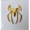 Aranha 3D - adesivo de carro de metal