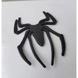 Aranha 3D - adesivo de carro de metal