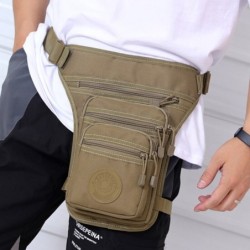 Bolsa pequena tática / militar - com cintura / perna / cinto de ombro - nylon