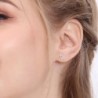 Small dog shaped earrings - 925 sterling silverEarrings