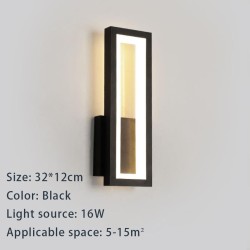 Candeeiro de parede moderno em acrílico - candeeiro de parede LED - 16W