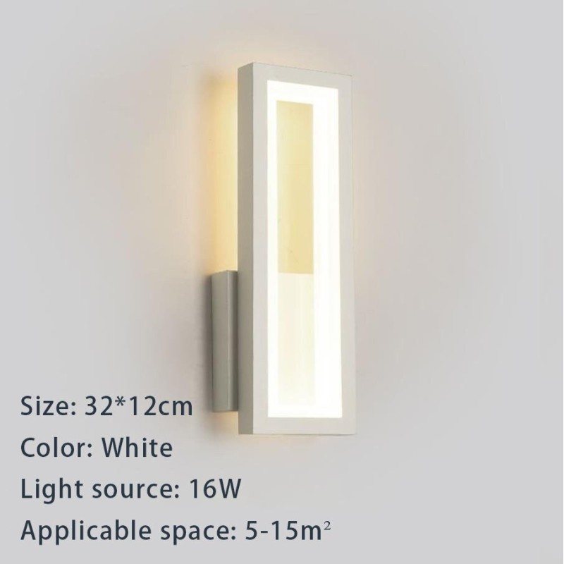 Candeeiro de parede moderno em acrílico - candeeiro de parede LED - 16W